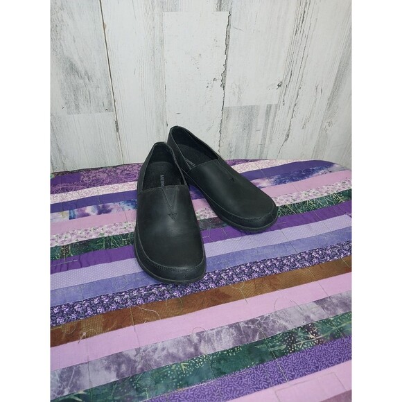 Merrell Encore Kassie Loafers Leather Women Size US 6.5 EU 37 Black - Picture 2 of 9
